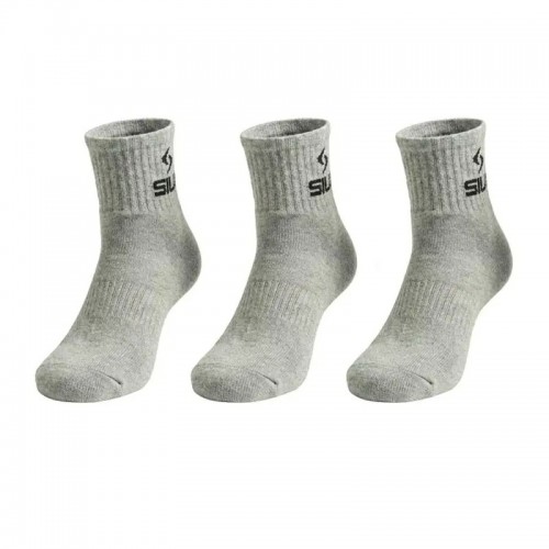 Siux Basic 26 Mid-Calf Grey Socks 3 Pairs