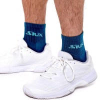 Meias Siux Reveal Mid-Calf Branco Aquamarine 2 Pares