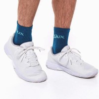 Meias Siux Reveal Mid-Calf Branco Aquamarine 2 Pares