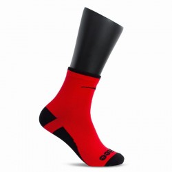 Softee Mid-Calf Socks Red 1 Pair