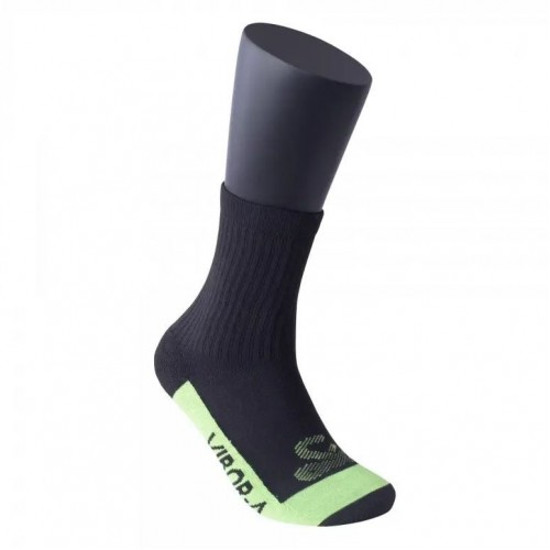 Half-Reed Leather Socks Multicolored Black Yellow 1 Pair Half-Reed Leather Socks Multicolored Black Yellow 1 Pair