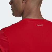 Camiseta Adidas Club 3 Stripes Rojo - Barata Oferta Outlet