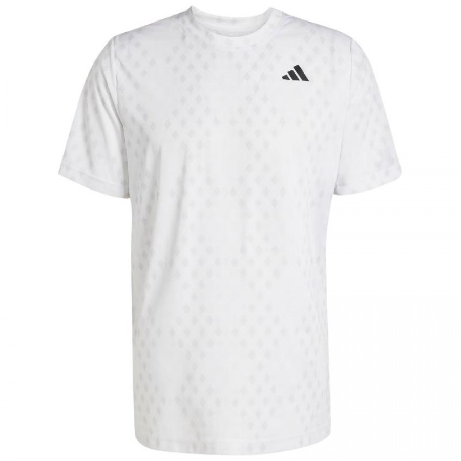 Camiseta Adidas Club Graphic Climacool Blanco Gris