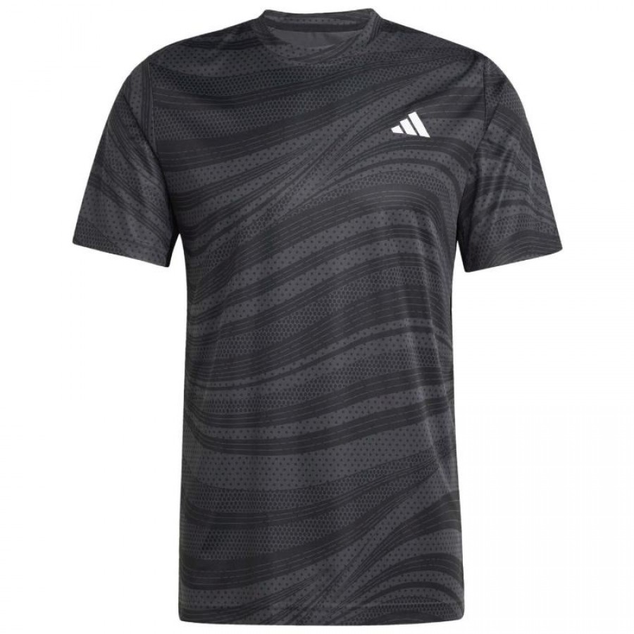 Adidas Club Graphic Black T-Shirt  Offer + Cheap