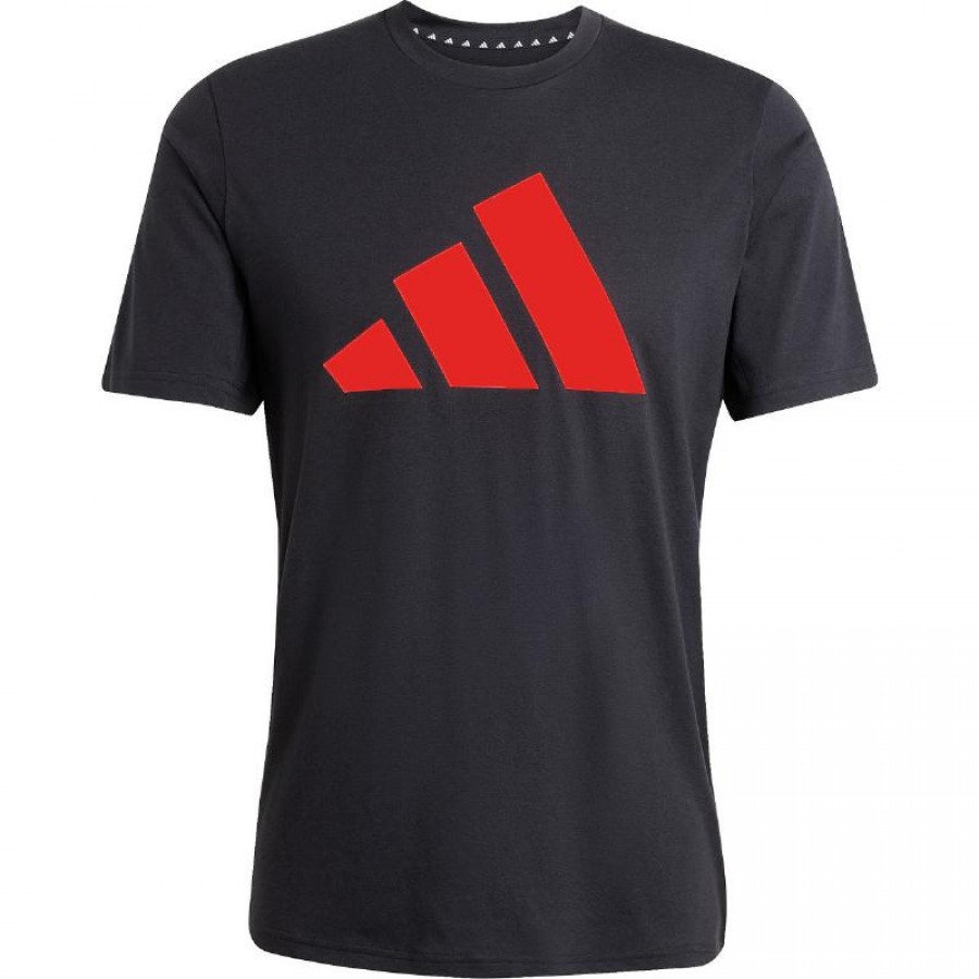 T-shirt adidas Essentials Noir Rouge  Offre - Pas cher