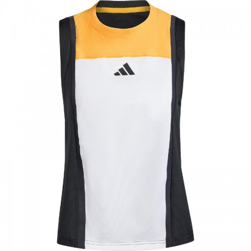 Camiseta Adidas Match Pro Blanco Naranja Negro Mujer Camiseta Adidas Match Pro Blanco Naranja Negro Mujer