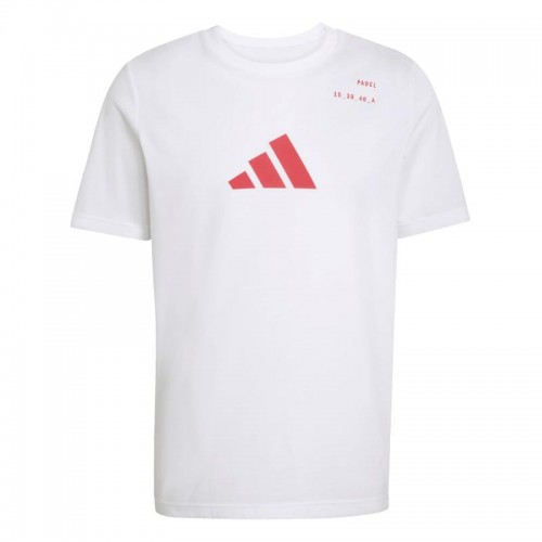 Camiseta Adidas Padel Graphic Blanco