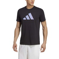 Camiseta Adidas Tennis AO Graphic Black  Oferta + Barato