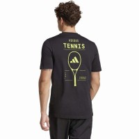 Adidas Tennis Category Graphic Black Lemon T-shirt  Offer + Cheap