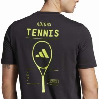 Adidas Tennis Category Graphic Black Lemon T-shirt  Offer + Cheap
