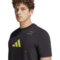 Adidas Tennis Category Graphic Black Lemon T-shirt  Offer + Cheap