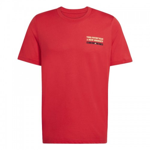 Camiseta Adidas Wanted Graphic Rojo