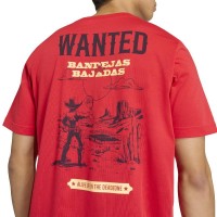 Camiseta Adidas Wanted Graphic Rojo