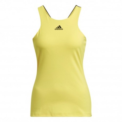 Adidas Y-Tank Beam T-shirt Amarelo Preto Adidas Y-Tank Beam T-shirt Amarelo Preto