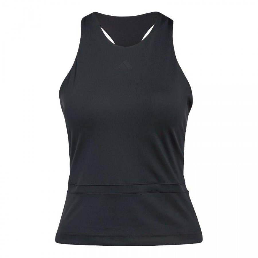 Camiseta Midi Feminina Adidas Y-Tank Preta  Oferta + Barato