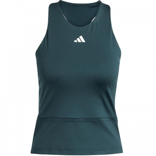Camiseta Adidas Y-Tank Midi Verde Aurora Mujer Camiseta Adidas Y-Tank Midi Verde Aurora Mujer