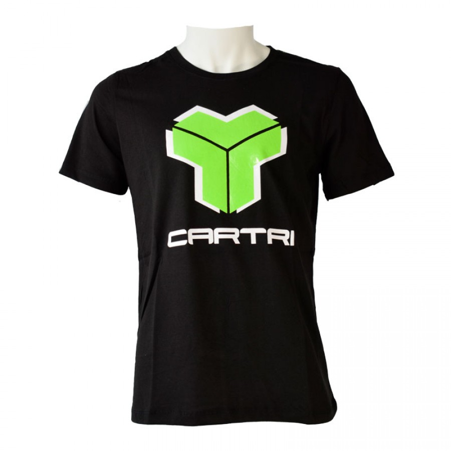 Algodon Cartri Coach 1.0 Black Fluor T-Shirt  PADELPOINT Algodon Cartri Coach 1.0 Black Fluor T-Shirt