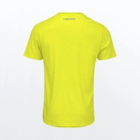 Camiseta Algodon Head Club Ivan Amarillo Blanco
