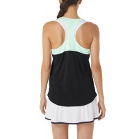 Camiseta Asics Court Performance Negro Menta Mujer  Oferta + Barato