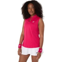 Asics Court Maglietta da donna rosa brillante  Offerta + Economico