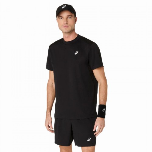 Camiseta Asics Court SS Top Negro Camiseta Asics Court SS Top Negro