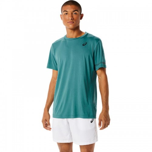 T-shirt Asics Court SS Green Pino T-shirt Asics Court SS Green Pino