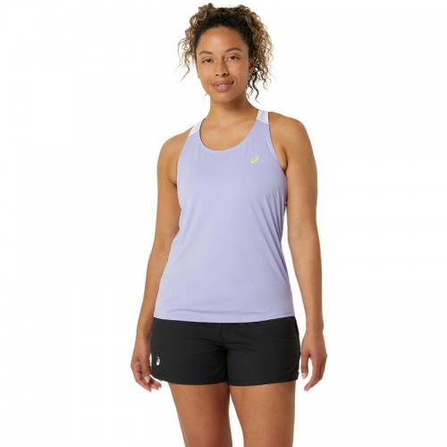 Camiseta Asics Court Vapor Blanco Brillante Mujer Camiseta Asics Court Vapor Blanco Brillante Mujer
