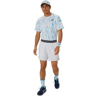 Asics Game T-shirt blanc brillant  Offre - Pas cher