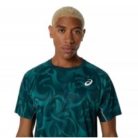 Camiseta Asics Game SS Top Verde Saxon  Oferta + Barato