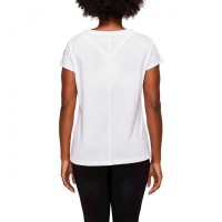 Camiseta Asics Graphic Blanco Brillante Mujer  Oferta + Barato