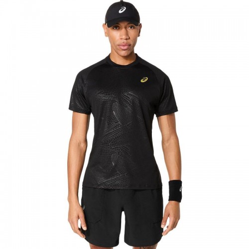 Camiseta Asics Match Night Energy Negro Camiseta Asics Match Night Energy Negro