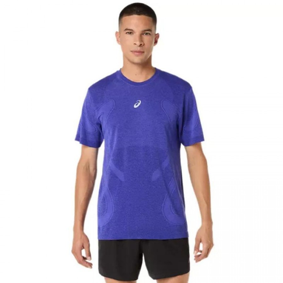 Camiseta Asics Road Seamless SS Top Purpura