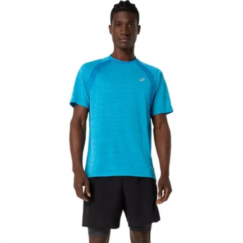 Asics Road SS Top Aegean Blue T-Shirt
