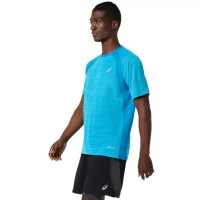 Asics Road SS Top Aegean Blue T-Shirt