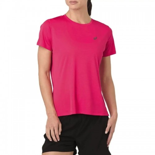 Camiseta Asics Silver SS Rosa Mujer Camiseta Asics Silver SS Rosa Mujer