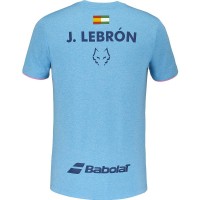 Babolat Juan Lebron Maglietta Blu Rosa  Offerta + Economico