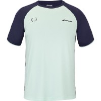 Babolat Juan Lebron T-Shirt Vert Bleu  Offre - Pas cher