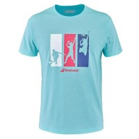 Babolat Camiseta Padel Azul