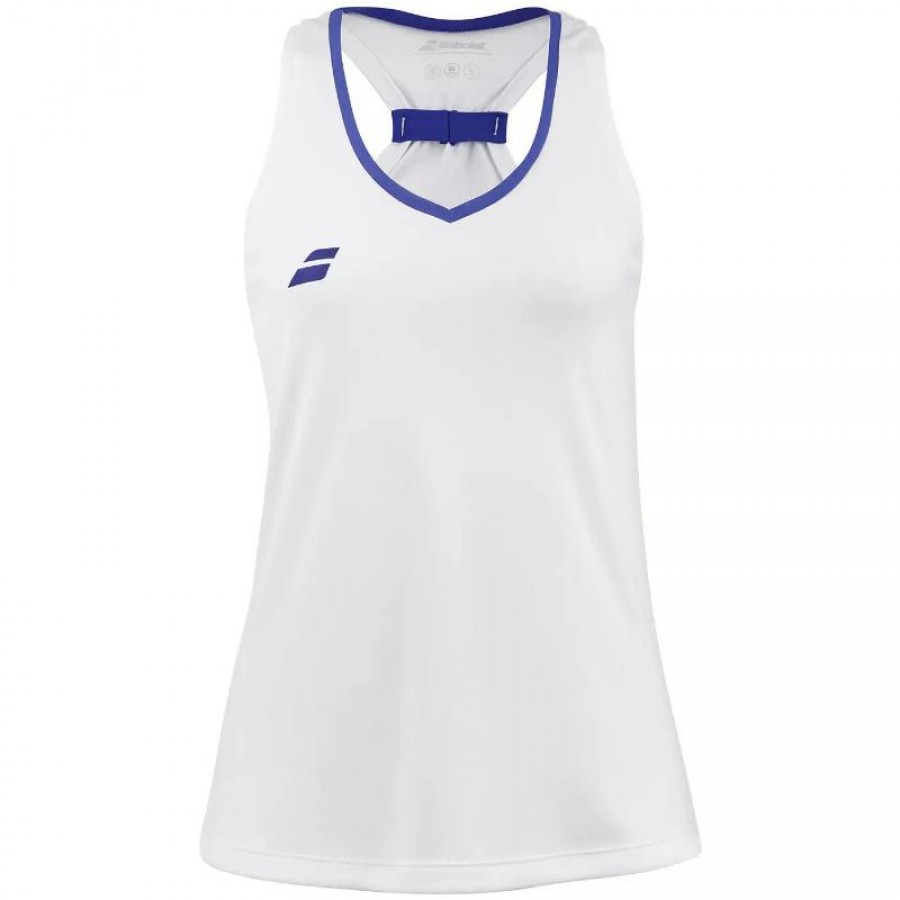 Camiseta Babolat joue Blanco Junior