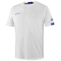 Camiseta Babolat Play Crew Blanco Azul