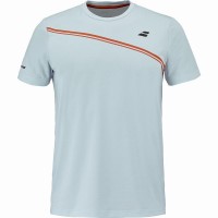 Camiseta Babolat Play Crew Neck Azul Claro
