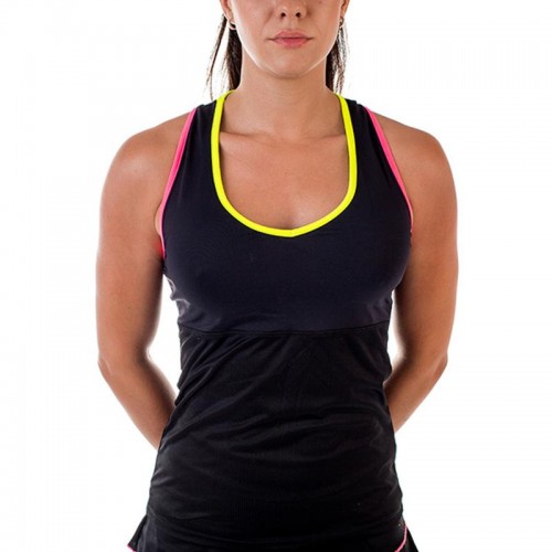 Camiseta BB Lyra Preto Amarelo Rosa Fluor Camiseta BB Lyra Preto Amarelo Rosa Fluor