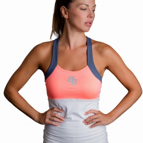 Camiseta BB Nube Blanco Coral Gris Camiseta BB Nube Blanco Coral Gris