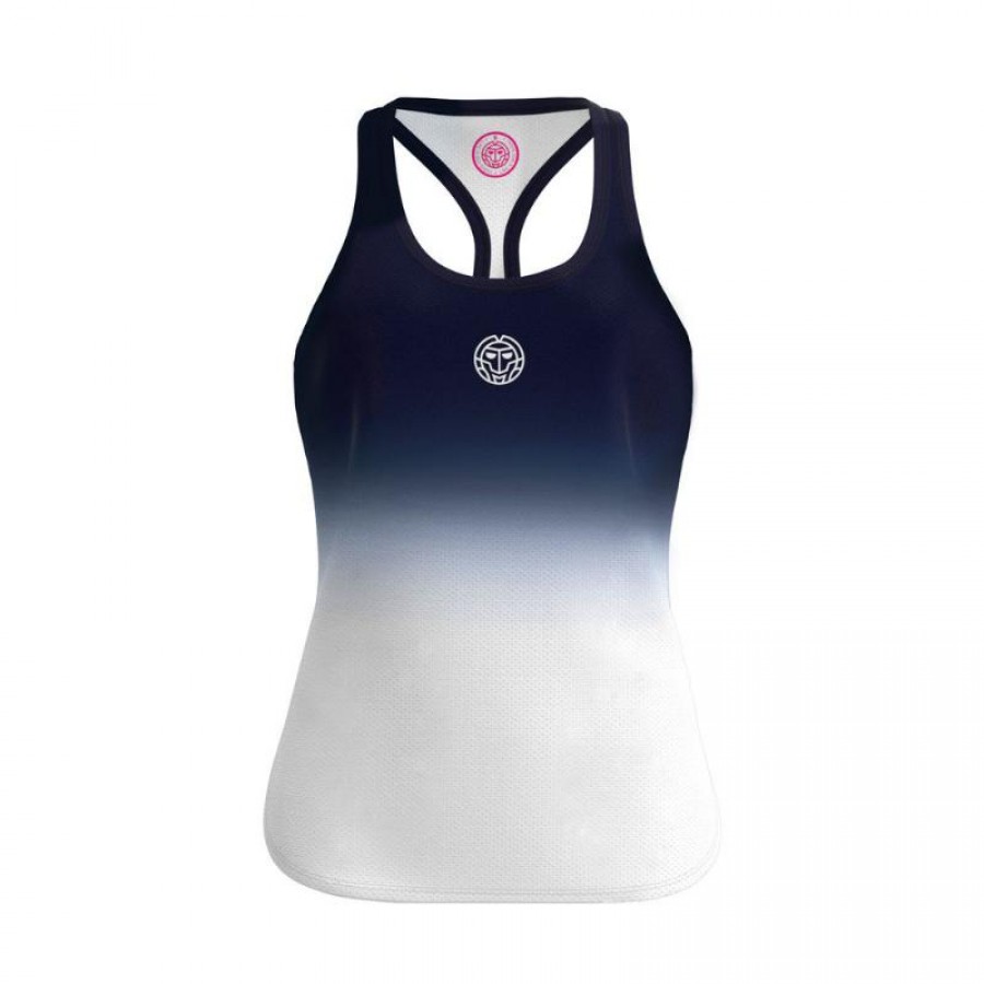 Bidi Badu Crew Gradiant T-Shirt Azul Escuro Mulheres Brancas  Oferta + Barato