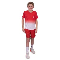 Bidi Badu Crew Gradiant Vermelho Branco Camiseta Junior  Oferta + Barato