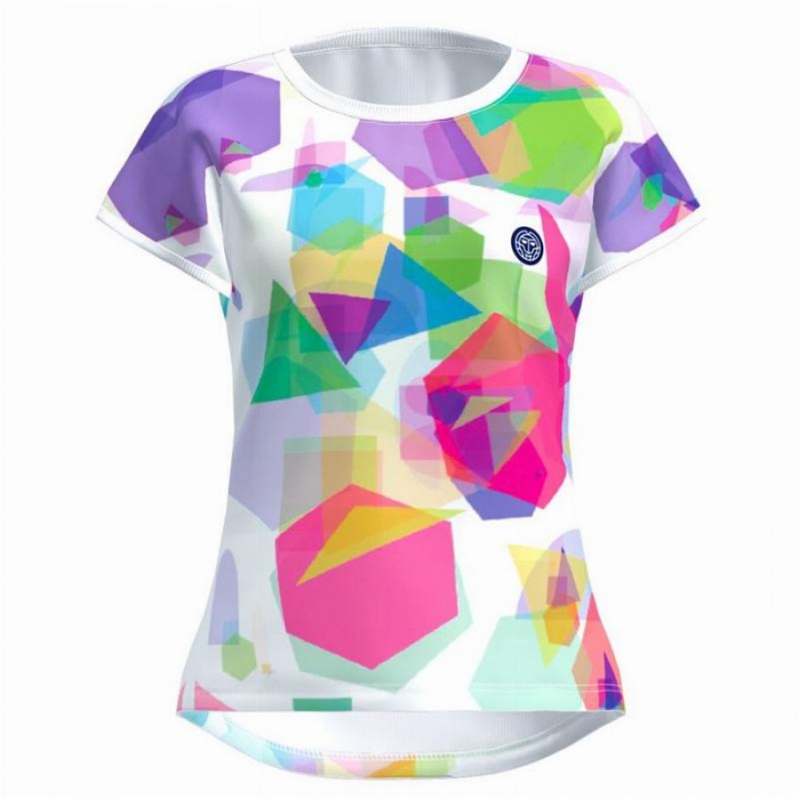 Bidi Badu Kaleido Capsleeve Blanc Mix T-Shirt Junior  Offre - Pas cher