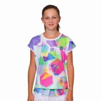 Bidi Badu Kaleido Capsleeve Blanc Mix T-Shirt Junior  Offre - Pas cher
