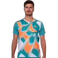 Camiseta Bidi Badu Melbourne V-Neck Petroleo Naranja  Oferta + Barato