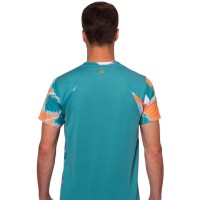 Camiseta Bidi Badu Melbourne V-Neck Petroleo Naranja  Oferta + Barato