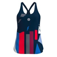 Bidi Badu New York Bleu Fonce Rouge T-Shirt Femme  Offre - Pas cher